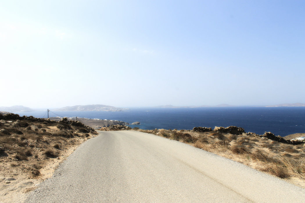 Roads in Mykonos