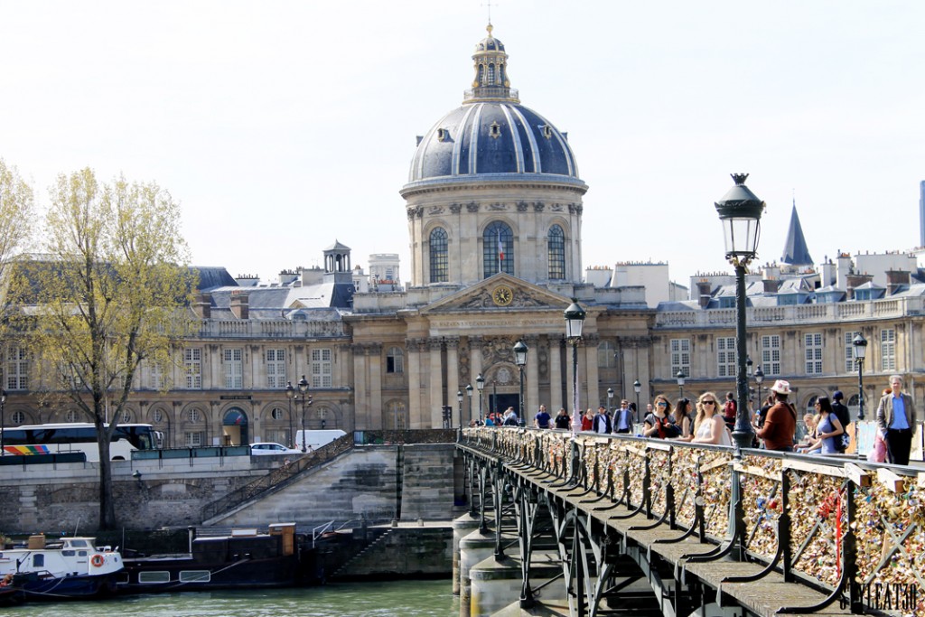 Styleat30 Fashion & Travel Blog - Love Lock Bridge Paris France 03