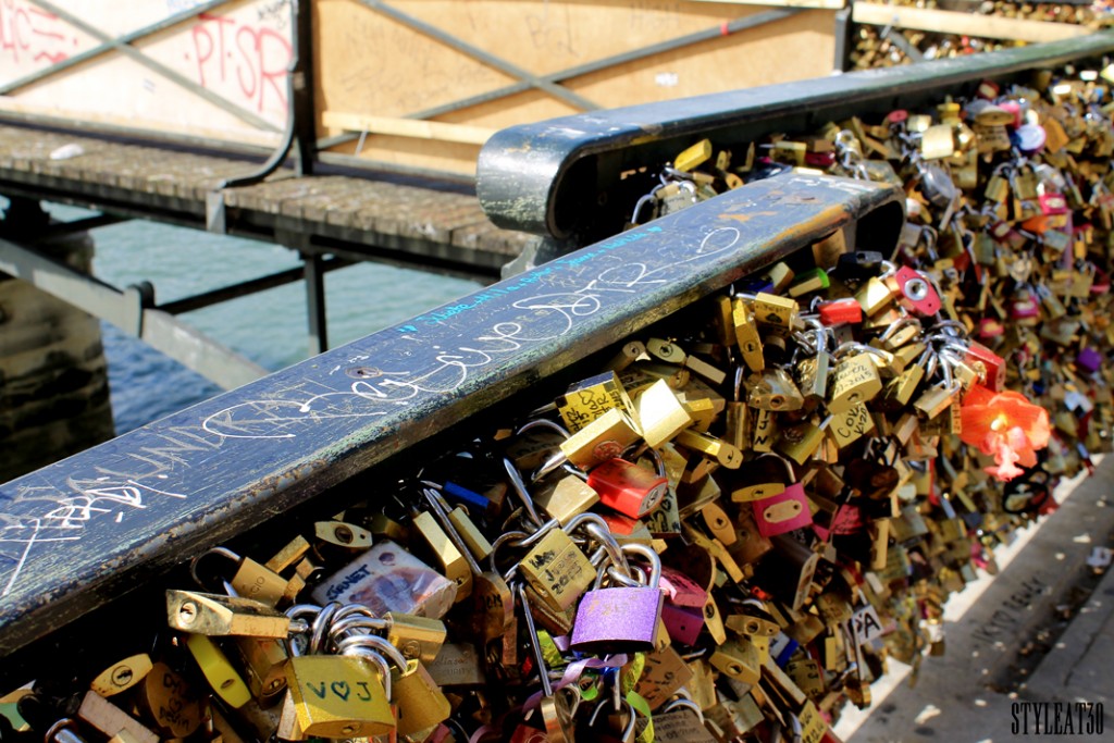Styleat30 Fashion & Travel Blog - Love Lock Bridge Paris France 04