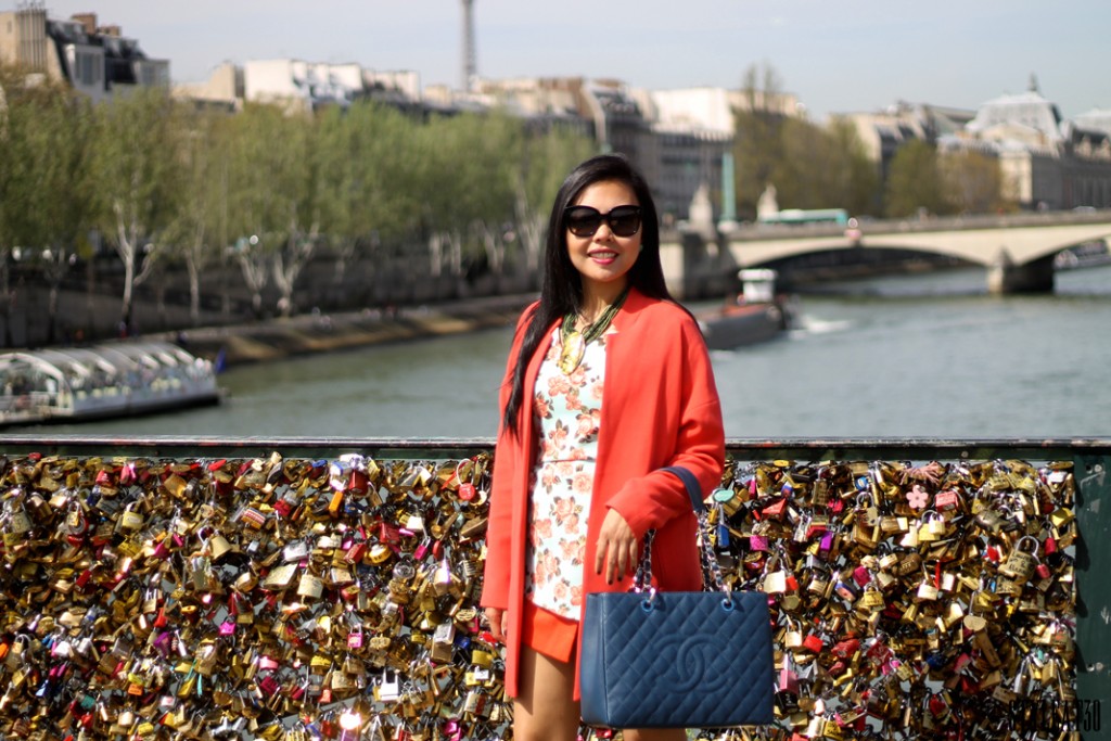 Styleat30 Fashion & Travel Blog - Love Lock Bridge Paris France 06