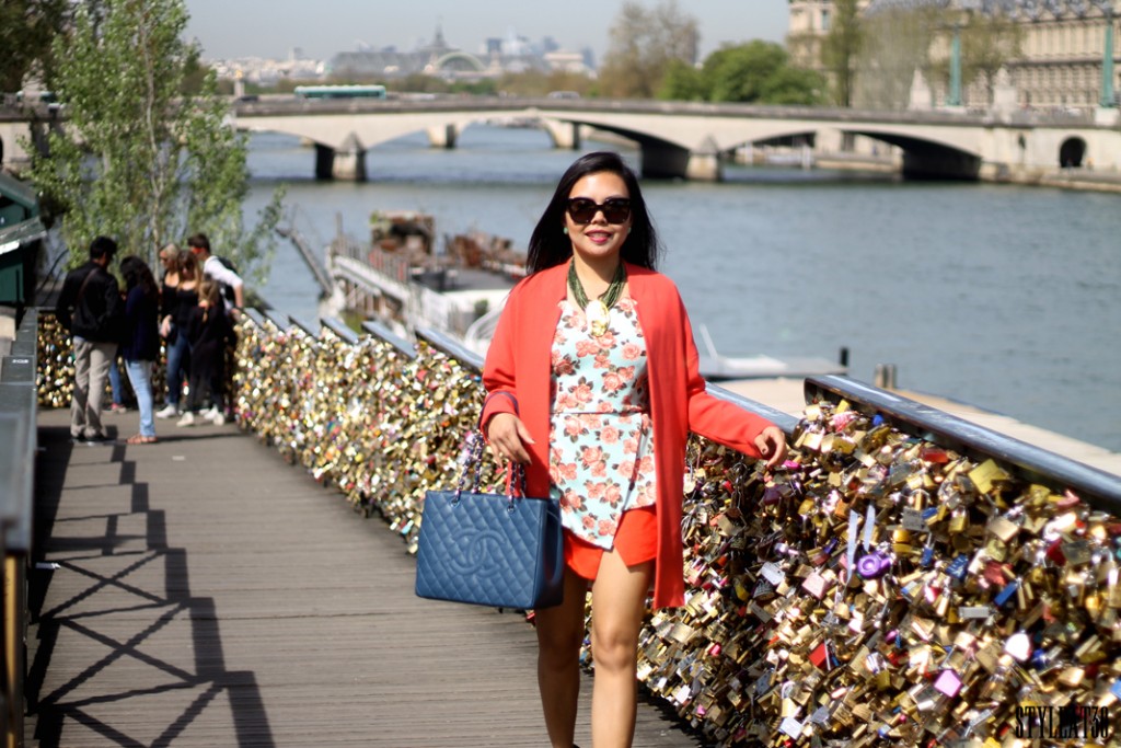 Styleat30 Fashion & Travel Blog - Love Lock Bridge Paris France 14