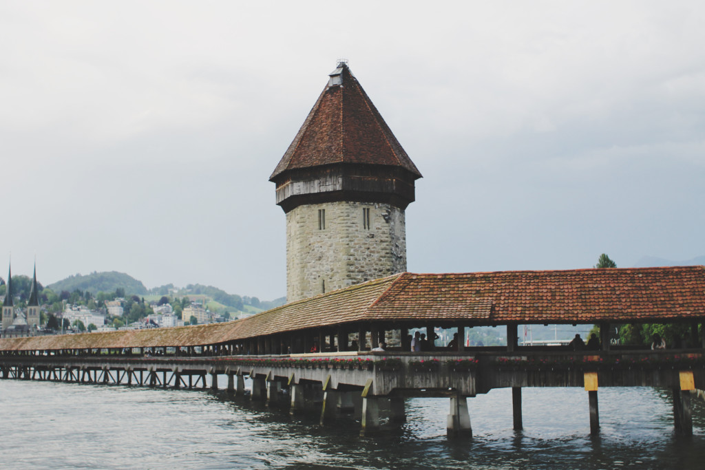 Styleat30 Fashion + Travel Blog - Chapel Bridge + Water Tower - Lucerne, Switzerland - 03