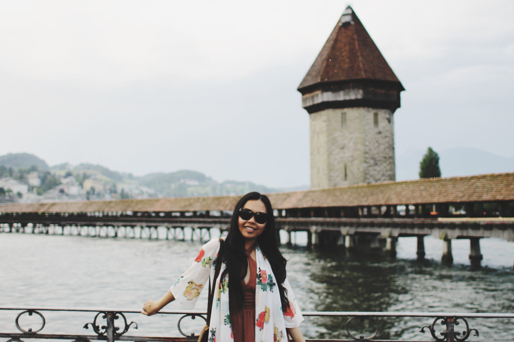 Styleat30 Fashion + Travel Blog - Chapel Bridge + Water Tower - Lucerne, Switzerland - 07