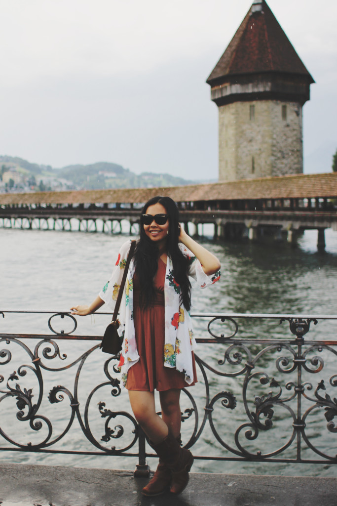 Styleat30 Fashion + Travel Blog - Chapel Bridge + Water Tower - Lucerne, Switzerland - 09