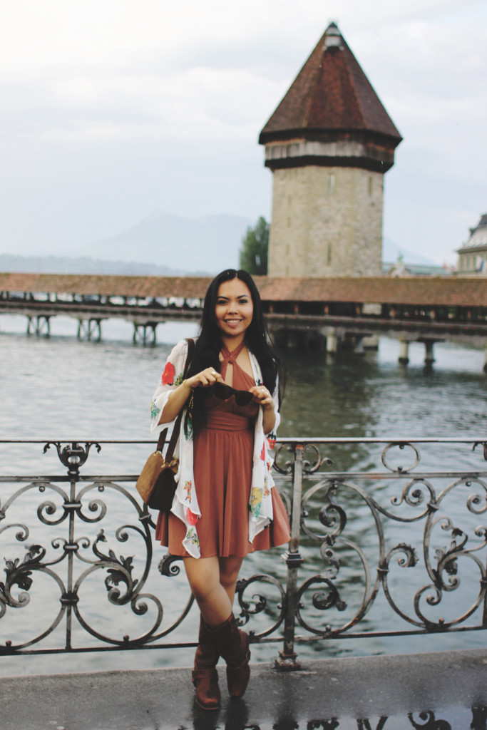 Styleat30 Fashion + Travel Blog - Chapel Bridge + Water Tower - Lucerne, Switzerland - 12