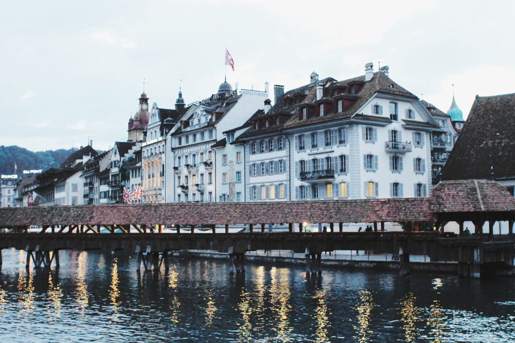 Styleat30 Fashion + Travel Blog - Chapel Bridge + Water Tower - Lucerne, Switzerland - 25
