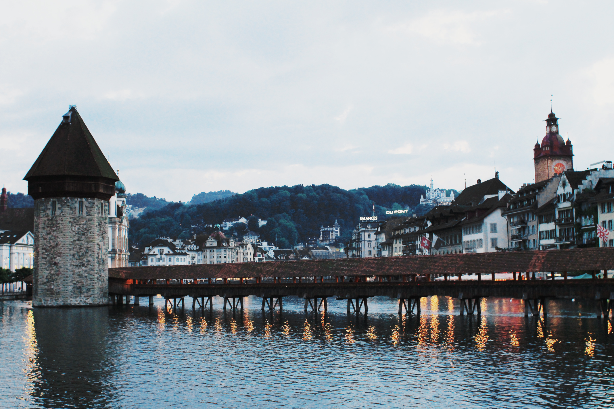 Styleat30 Fashion + Travel Blog - Chapel Bridge + Water Tower - Lucerne, Switzerland - 26